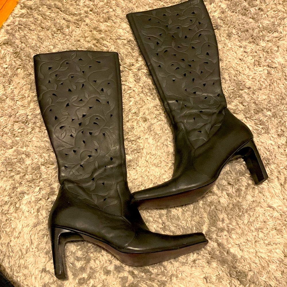 MIA Deacon tall leather boots